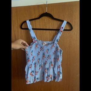 Floral crop top